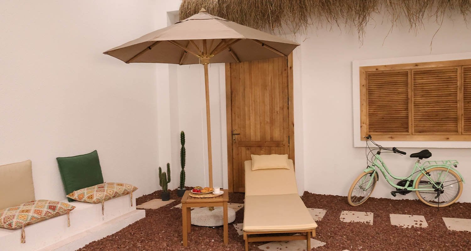 Ahşap Gövdeli İpli Semsiye