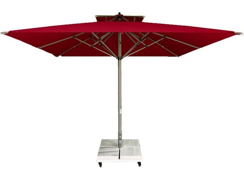 cafe şemsiyesi bordo teleskopik