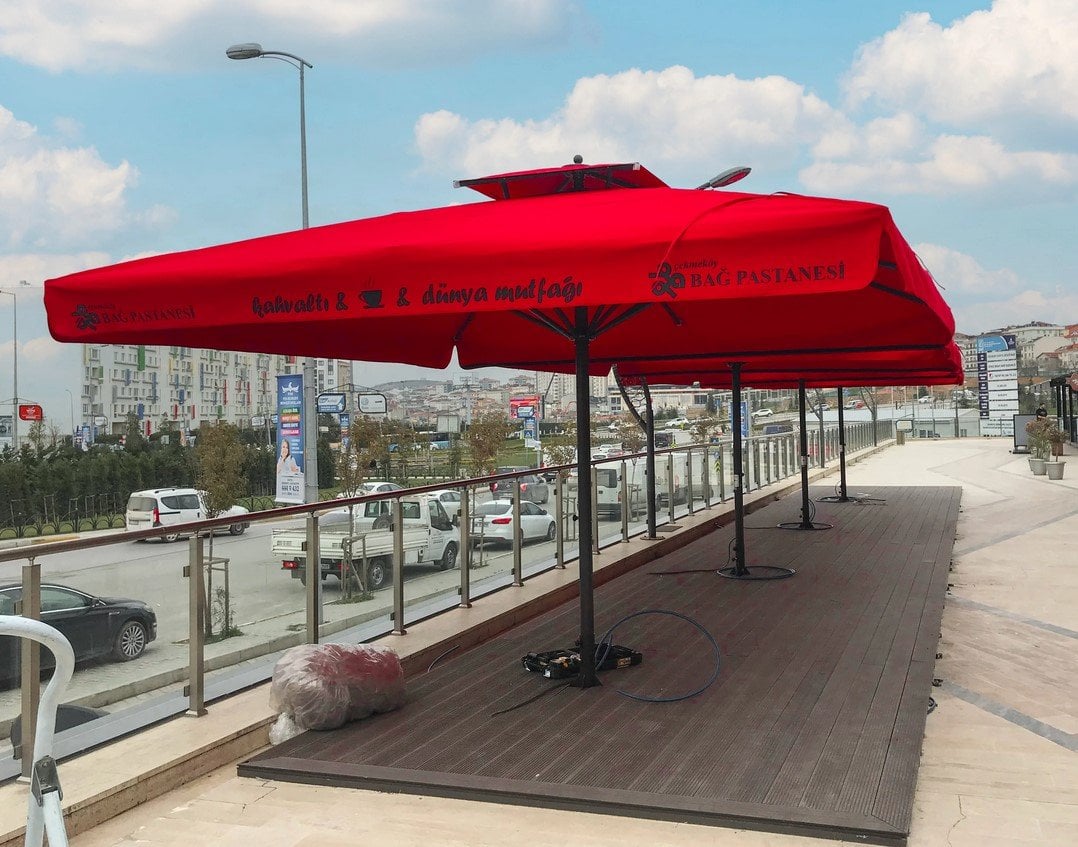 cafe restoran şemsiyesi