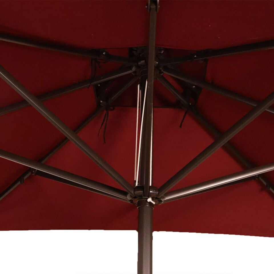 2x2 İpli Bahçe Şemsiyesi Akrilik Kumaş Mavi Renk