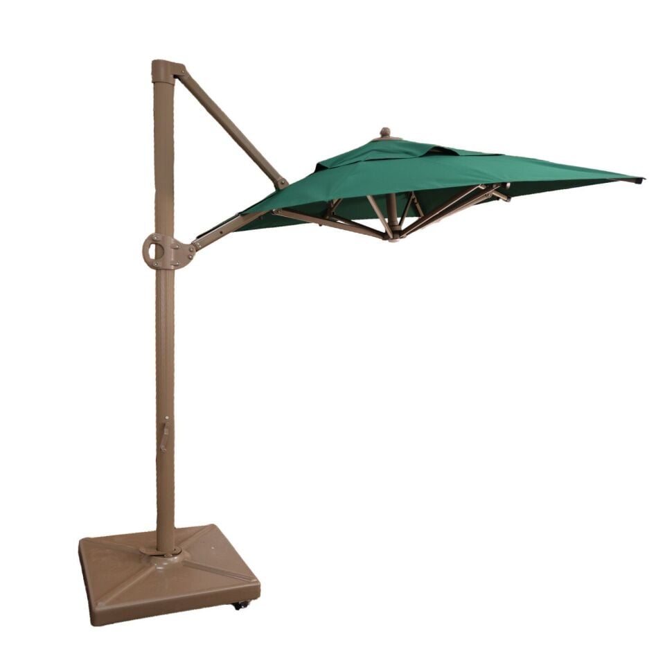 2x2 Yandan Gövdeli Bahçe Şemsiyesi Akrilik Kumaş Turuncu Renk