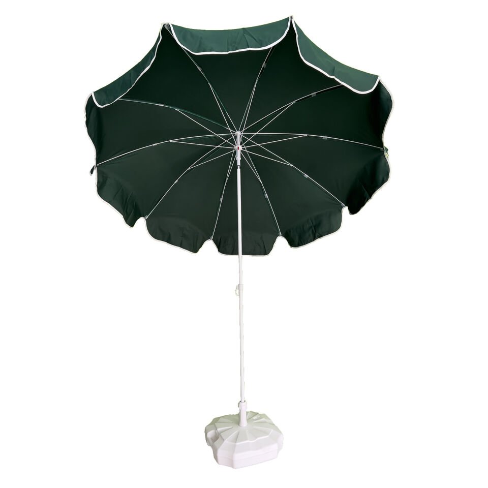 2m Plaj Şemsiyesi ''Polyester Dokuma Kumaş'' Koyu Yeşil