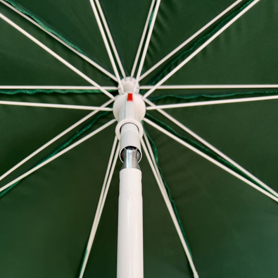 2m Plaj Şemsiyesi ''Polyester Dokuma Kumaş'' Koyu Yeşil