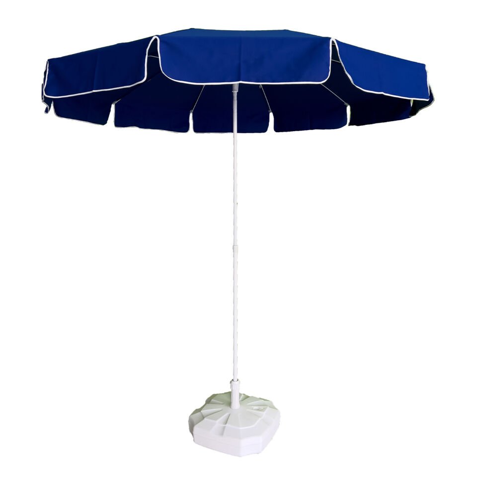 2m Plaj Şemsiyesi ''Polyester Dokuma Kumaş''Mavi Rengi