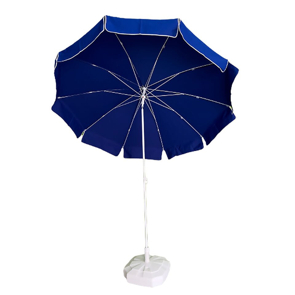 2m Plaj Şemsiyesi ''Polyester Dokuma Kumaş''Mavi Rengi