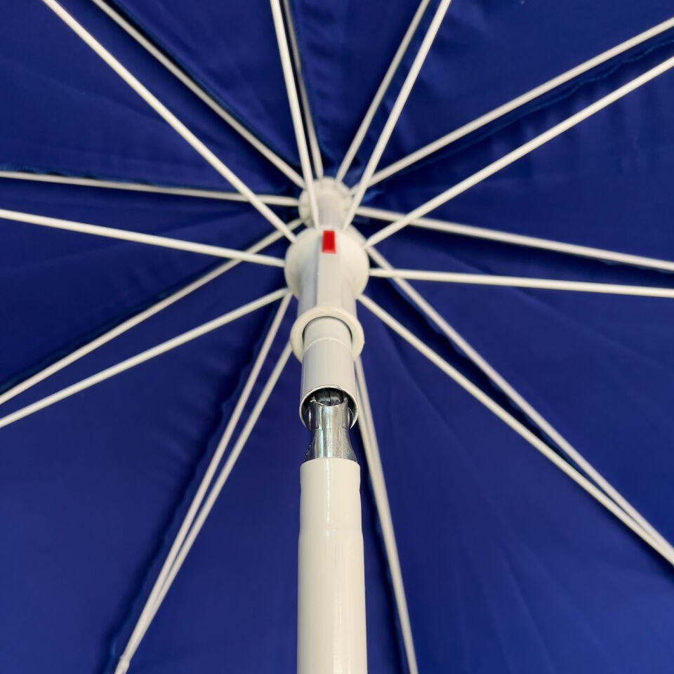 2m Plaj Şemsiyesi ''Polyester Dokuma Kumaş''Mavi Rengi