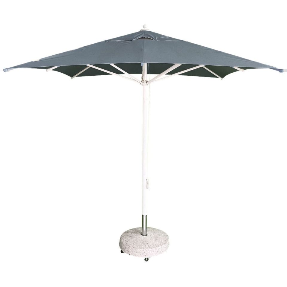 2x2 İpli Saçaksız Havuz Şemsiyesi Polyester Dokuma Kumaşlı Krem