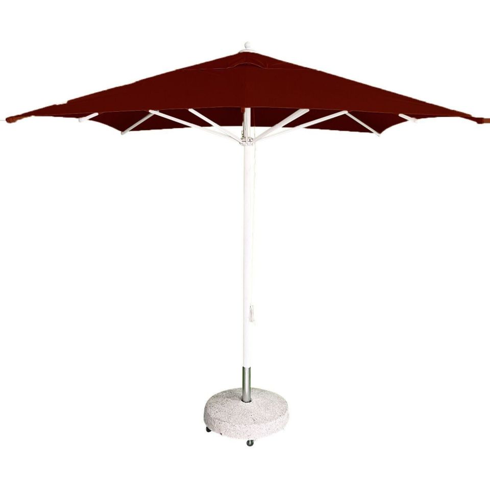 2x2 İpli Saçaksız Havuz Şemsiyesi Polyester Dokuma Kumaşlı Krem