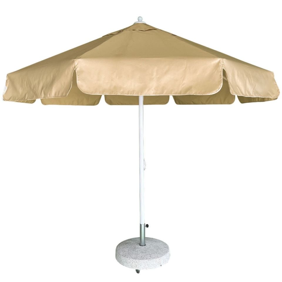 3m Yuvarlak İpli Havuz Şemsiyesi Akrilik Kumaş Mavi