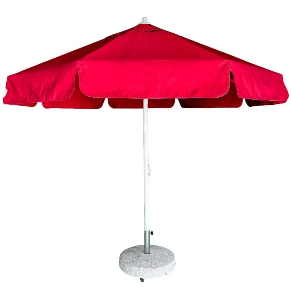 3m Yuvarlak İpli Havuz Şemsiyesi Polyester Dokuma Kumaş Nohut Rengi