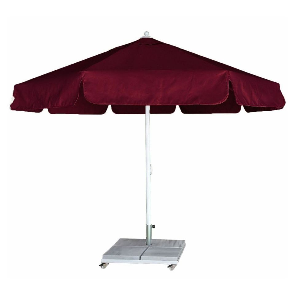 3,5m Yuvarlak İpli Havuz Şemsiyesi Polyester Dokuma Kumaş Yeşil