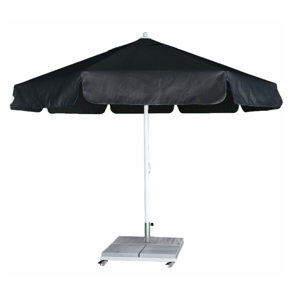 3,5m Yuvarlak İpli Havuz Şemsiyesi Akrilik Kumaş Antrasit