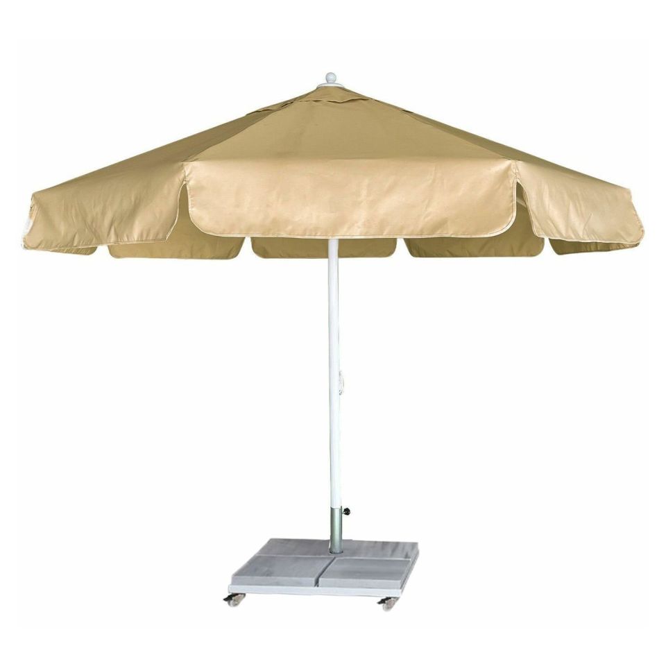 3,5m Yuvarlak İpli Havuz Şemsiyesi Akrilik Kumaş Antrasit