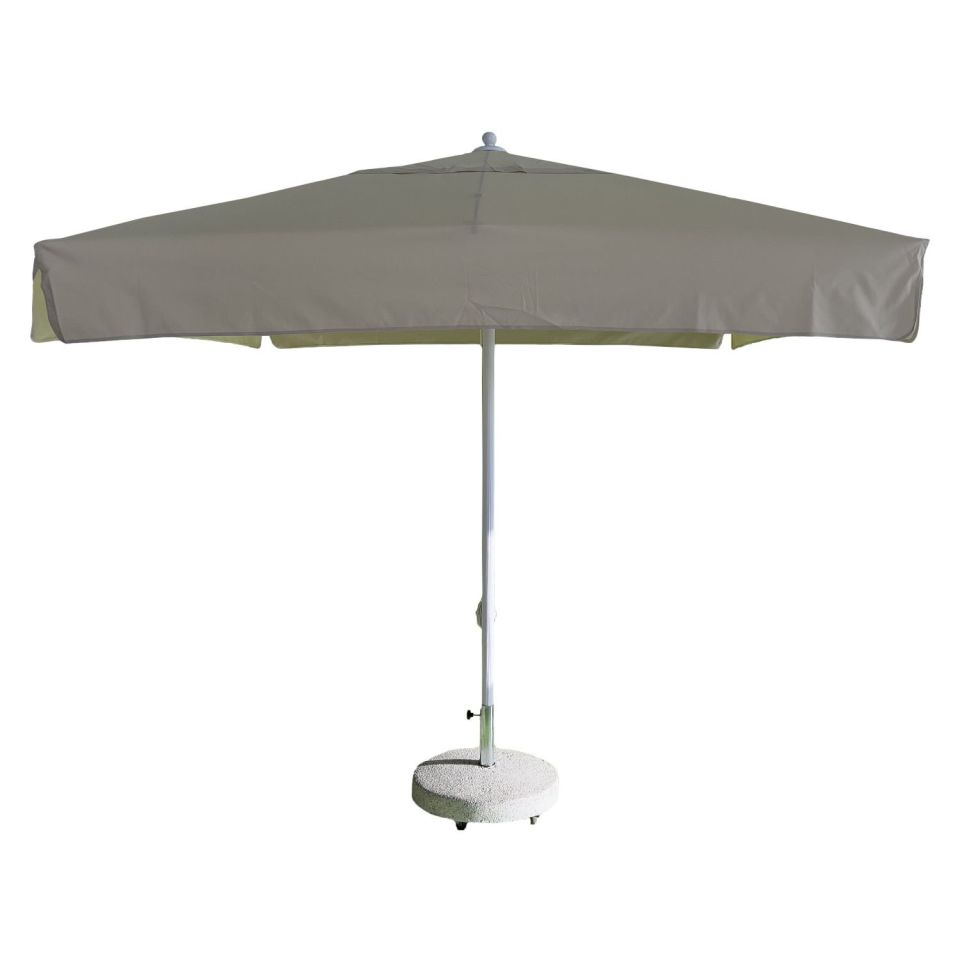 2,5x2,5 İpli Saçaklı Havuz Şemsiyesi Akrilik Kumaşlı Bordo