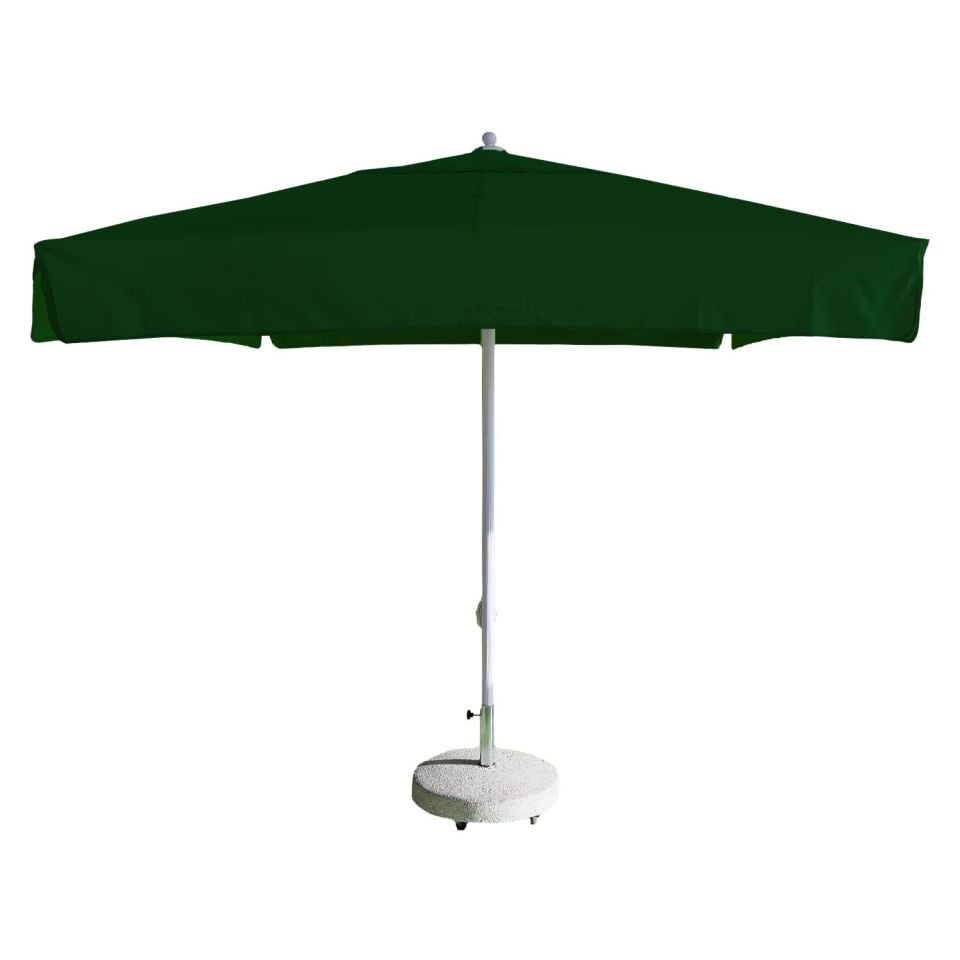 2,5x2,5 İpli Saçaklı Havuz Şemsiyesi Polyester Dokuma Kumaşlı Yeşil