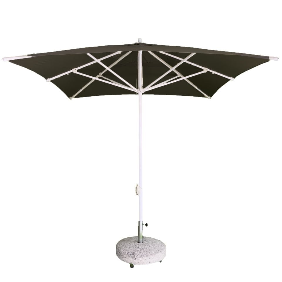 2,5x2,5 İpli Saçaksız Havuz Şemsiyesi Polyester Dokuma Kumaşlı Kırmızı