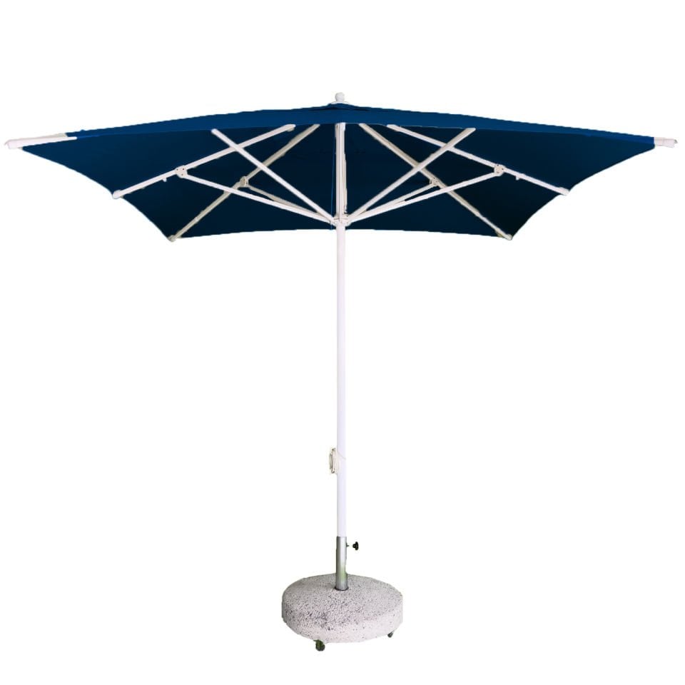 2,5x2,5 İpli Saçaksız Havuz Şemsiyesi Polyester Dokuma Kumaşlı Kırmızı