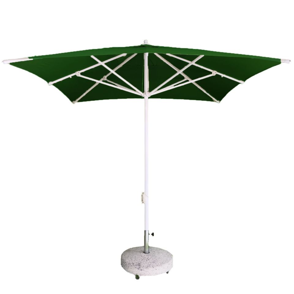 2,5x2,5 İpli Saçaksız Havuz Şemsiyesi Polyester Dokuma Kumaşlı Krem Renk